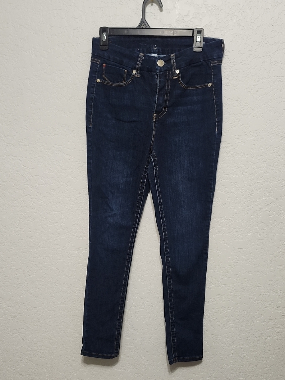 Seven 7 Jeans Dark Wash Skinny Women's 8 Logo Pockets Casual